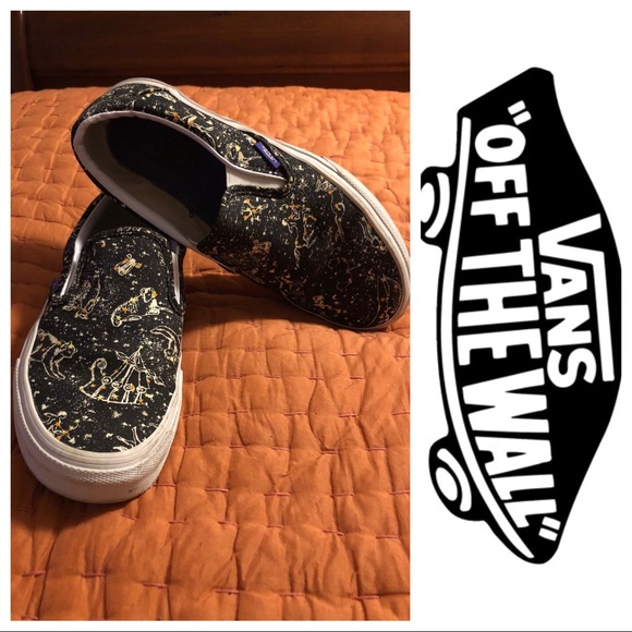 Vans \u201cLiberty\u201d Zodiac Slip,ons 8